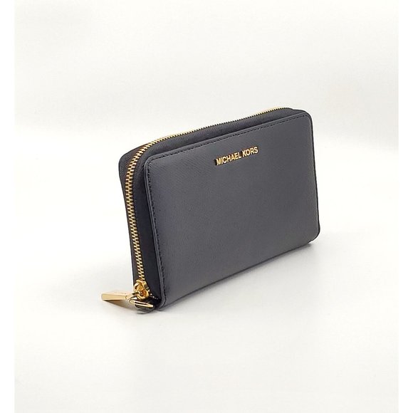 NWD Michael Kors Jet Set Travel Large Pebbled Leather Wristlet $228.00 - Picture 2 of 4